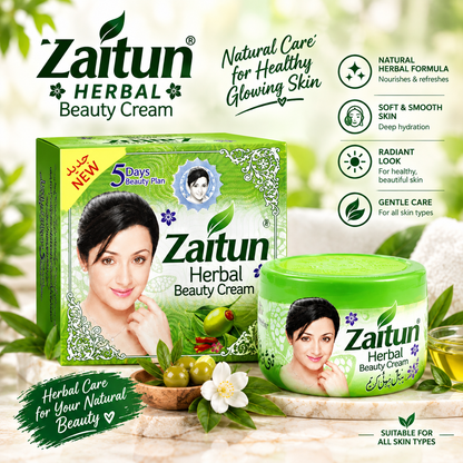 Zaitun Care & Glow Duo – Rice & Niacinamide Face Wash + Zaitun Herbal Cream